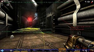 UT2004 GameBots - 3 Bots 1 Player DeathMatch - Player Perspective