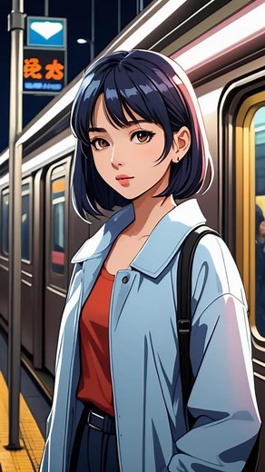 City Vibe: Animated Journey Through Urban Nightlife