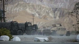 Military Convoy Moving Out Desert Area Stock Footage Video (100% Royalty-free) 2268617 | Shutterstock