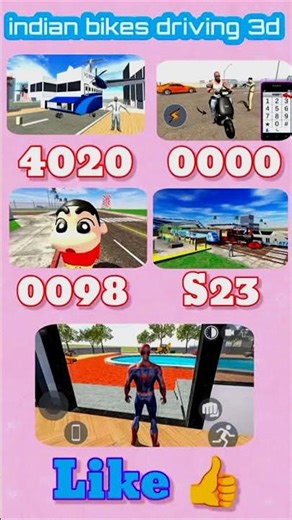 indian bike driving 3d😱new update|| all cheat codes 🤯 all #code #ghost #harshtatsuya #trending