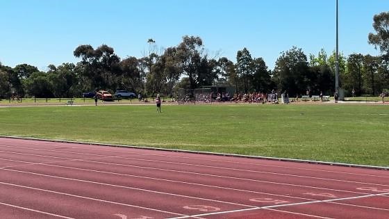 Patrick Martin wins the 200m at AVSL 2