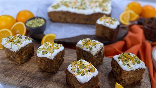 Juliet Sear’s Sugar Free Carrot Cake Traybake