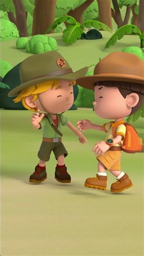 Slide your Thumb to the Beat! 🤩 | Leo the Wildlife Ranger | #shorts #fun #trend