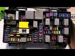 Dodge Chrysler Fuel Pump Relay Replacement TIPM Fuse Box