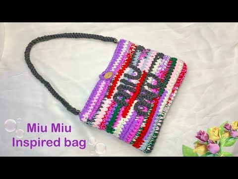How to Crochet a Miu Miu Inspired Bag 🌟 Step-by-Step Tutorial