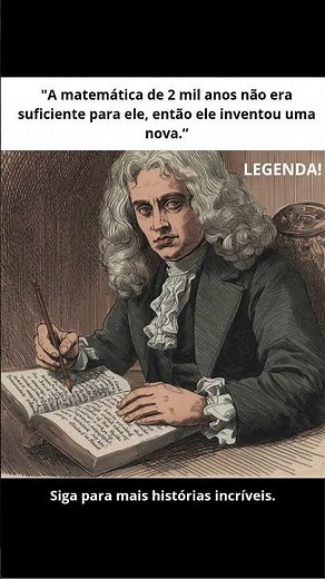 "A matemática de 2 mil anos não era suficiente para ele, então ele inventou uma nova"