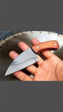 Knife Making - Neck Knife From Saw Blade #knifemaking #blacksmith