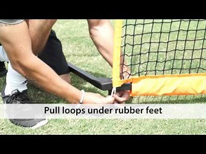 Bownet Halo Lacrosse Net Set Up Video