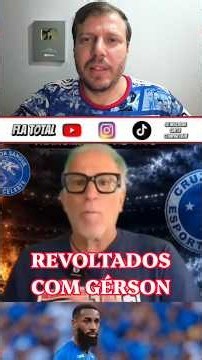 CRUZEIRO FANS OUTRAGED BY GÉRSON 😲⚽ #flamengo #soccer #mengão #mengo