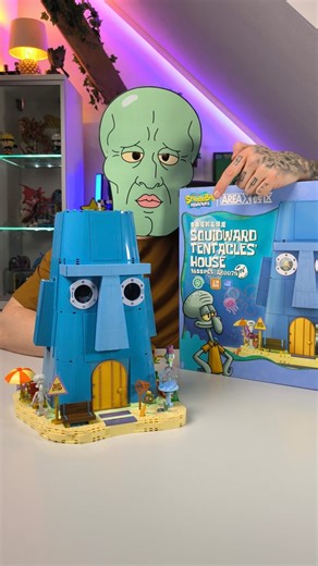BRICKmitNIK | Let's build "AREA-X - SpongeBob™ Squidward Tentacles' House | Set AB0078" with me🐙🫟 What's your thoughts about this Set? Follow for more✅... | Instagram
