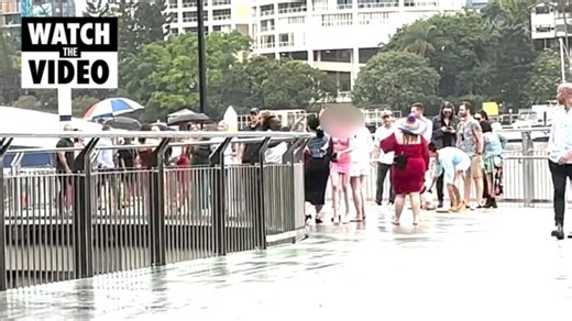 Wild booze cruise girl brawl caught on camera