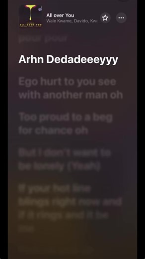 #All over you#wale Kwame #davido #kwesiarthur #musiclyrics