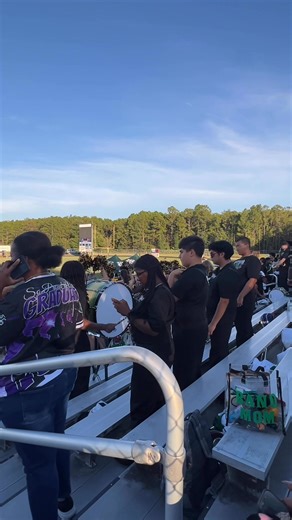 The band getting warmed up before the game. | Waycross and Ware County Georgia Happenings
