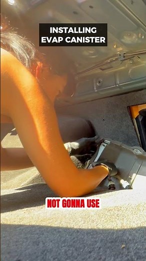 Installing EVAP Canister