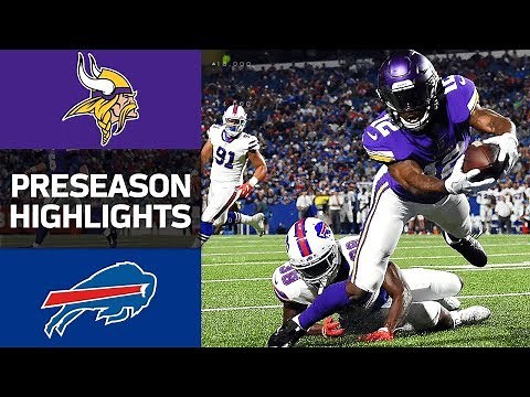 Vikings vs. Bills | NFL Preseason Week 1 Game Highlights