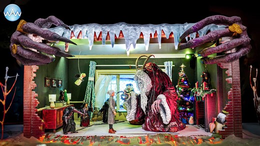 Building a Krampus Christmas diorama: Sculpting, 3D printing, and festive fantasy!