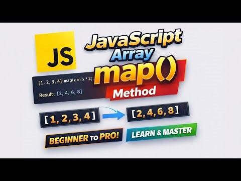 JavaScript Array Method: map() Explained (Beginner to Pro)