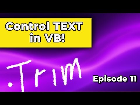 Visual Basic Tutorial #11 | Text Handling | Strings, Substring, Split & Join