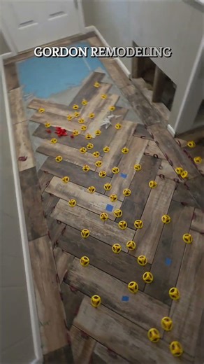 Herringbone Pattern coming out nice' Remodeling, Construction, and Handyman services.. SA to Waco.