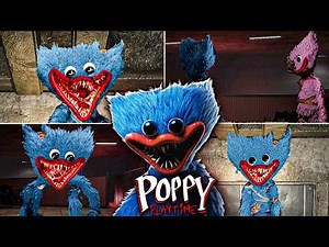 Huggy Wuggy All Animations - Poppy Playtime: Chapter 5