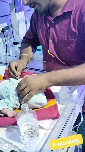 90K views · 634 reactions | New born baby clean process 殺殺 #fb #motivation #medical #nursing #trending #GNM #behindthescene | The Baby Nursing STM | Facebook