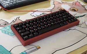 【打字声音】MatrixLab Corsa 枣红色｜钴蓝轴｜JTK 黑白红俄文_哔哩哔哩_bilibili