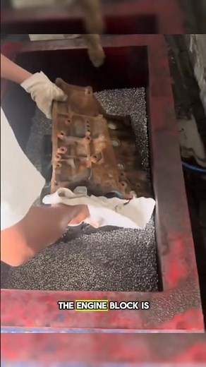 How to clean rust from engine block#shorts#short#trending#unique#fyp