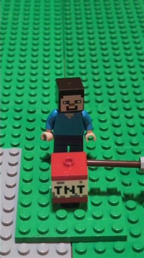 TNT Explosion #lego #minecraft #memes #stopmotion