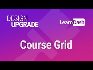 LearnDash Course Grid Design w/ Design Upgrade Pro
