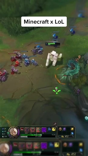 Epic Minecraft and League of Legends Mashup
