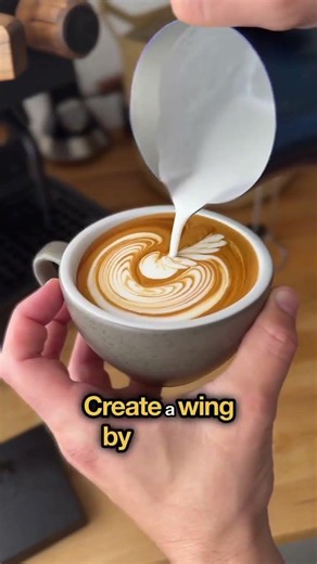 perfect latte art swan #latteart