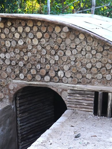 DUGOUT Shelter Construction with Fireplace Guide
