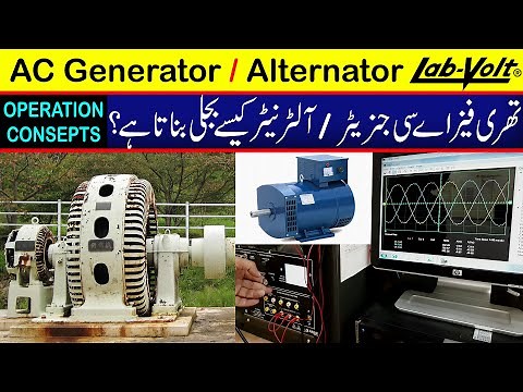 How an Alternator generate Electricity | Operation & Construction all concepts | labvolt simulation