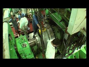 geislinger coupling replacement on a Sulzer ZAV40 (12 cilinder engine)