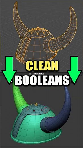 Blender: EASY Clean Booleans~