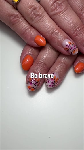 Be Brave! Be Bold @Nailchemy Tiger is the most beautiful orange. #2026 #nailchemy #bridport #bebrave
