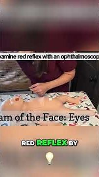 Baby Eye Exam: How to Check Red Reflex #shorts