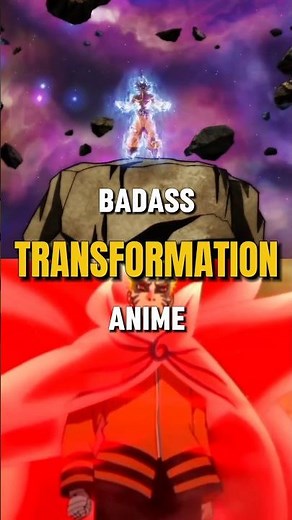 The Best Anime Transformation Scenes#anime #shorts
