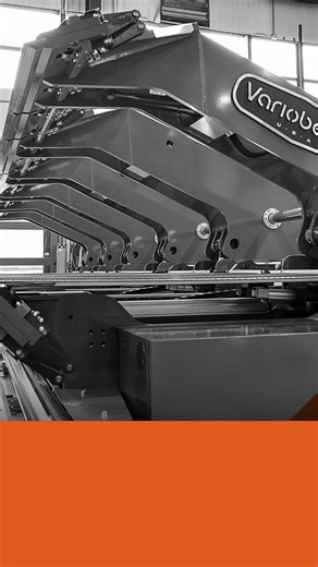 The massive clamping beam on our Variobend Double Folder is designed for efficiency on the shop floor. This feature allows operators to comfortably flip sheets and profiles or unroll small coils directly within the machine frame. By streamlining material handling, it often eliminates the need for a second operator, saving labor without sacrificing control! For more information: https://forgemachines.com/ | Forge Machines