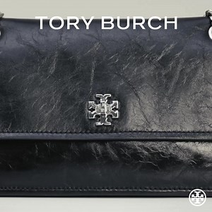 Our new chain-strap shoulder bag with sharp angles and graphic hardware. | Tory Burch | Facebook