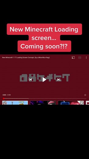 New Minecraft Loading Screen? #minecraft #mojang #minecraftloadingscreen #loadingscreen #minecraftupdate