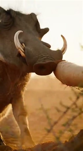 Warthog's Epic Root Struggle: You Won't Believe What Happens Next!