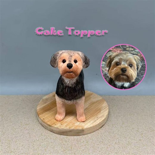 Custom Dog Caketopper，wedding Caketopper,pet's Birthday,cat Caketopper Miniature, Anniversary Pet,pets Topper，dogs Birthday - Etsy