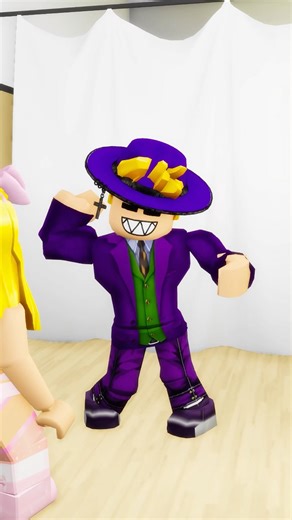 He was her cheerleader 😂 #roblox #shorts
