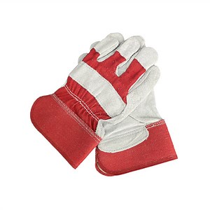 [Hot Item] Fire Resistant Mitts Stove Grilling Industrial Work Cow Split Welding Leather Gloves
