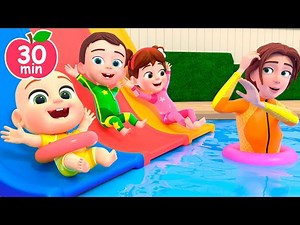 Me Too! Song (Swimming Pool Version) | Newborn Baby Songs & Nursery Rhymes