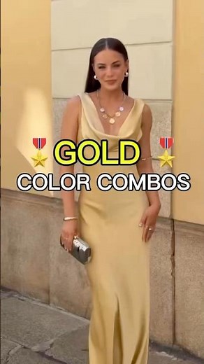 How to Style gold: 5 Color Combinations That Always Work