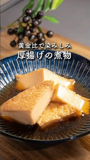【黄金比】厚揚げの煮物 #簡単レシピ #厚揚げ #煮物