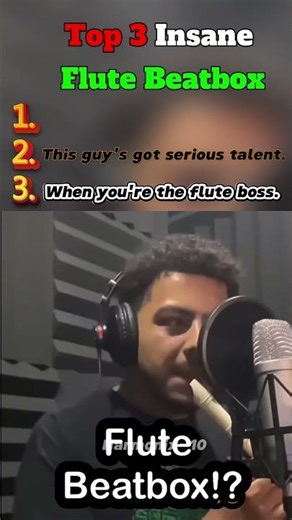 Top 3 Most Insane Flute Beatbox