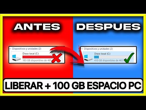 🚮 Como LIMPIAR y【LIBERAR ESPACIO DISCO DURO de mi PC】⚡ WINDOWS 10 WINDOWS 11 WINDOWS 8